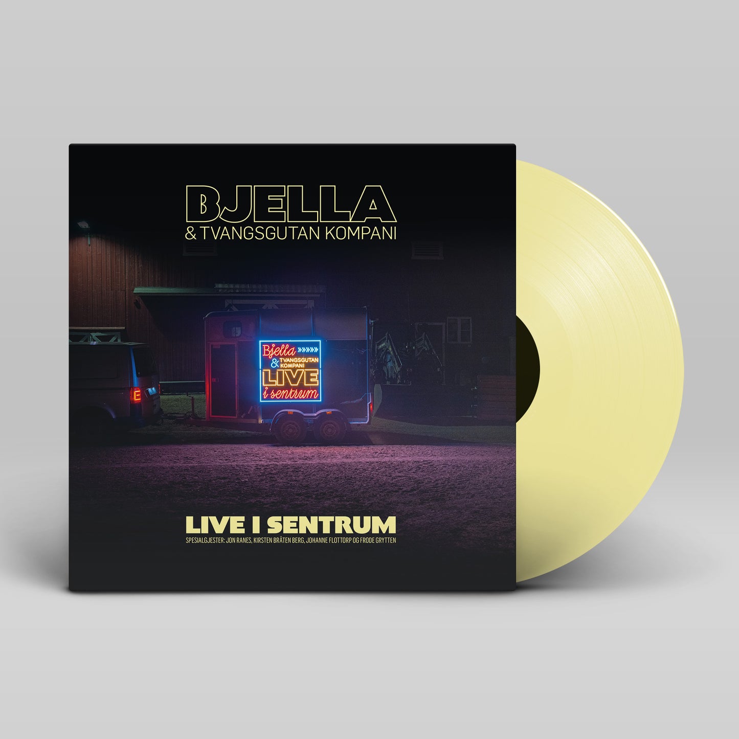 Live i sentrum. Dobbeltplate. Avgrensa opplag i neongul og rosa vinyl. Nummerert. Utselt.